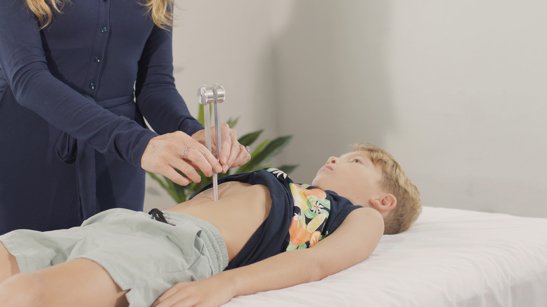 A child receiving gentle supportive care